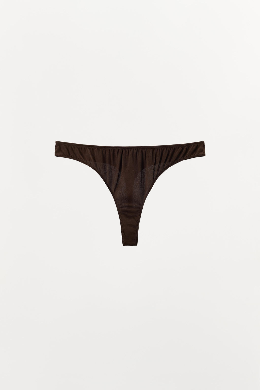 TEXTURED SILK THONG - Zara фото 6