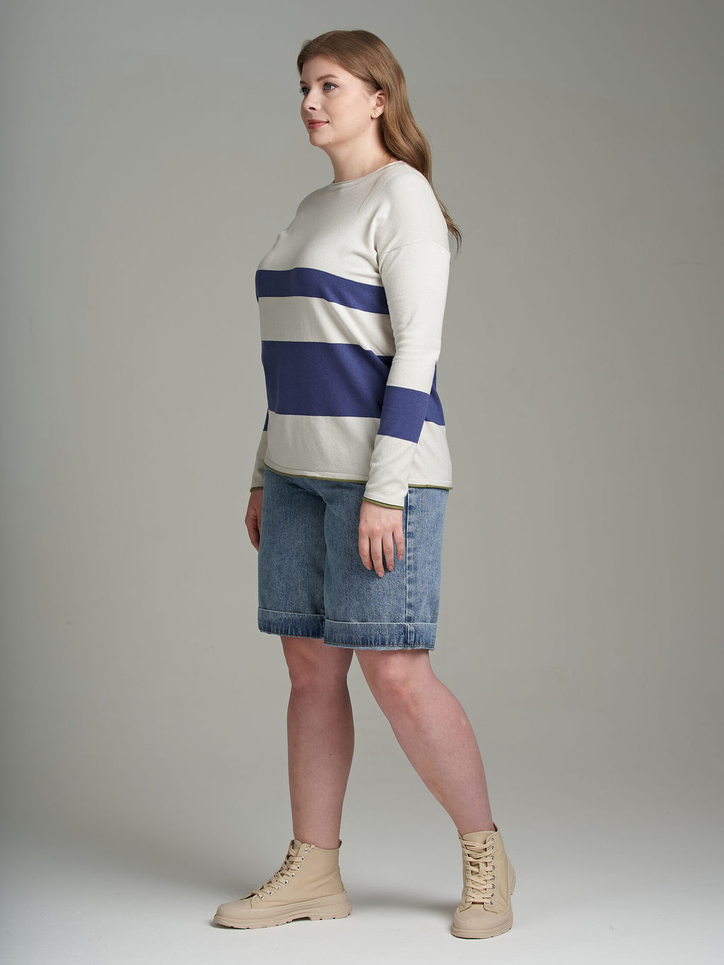 ДЖЕМПЕР OVERSIZE ИЗ НАТУРАЛЬНОЙ ПРЯЖИ