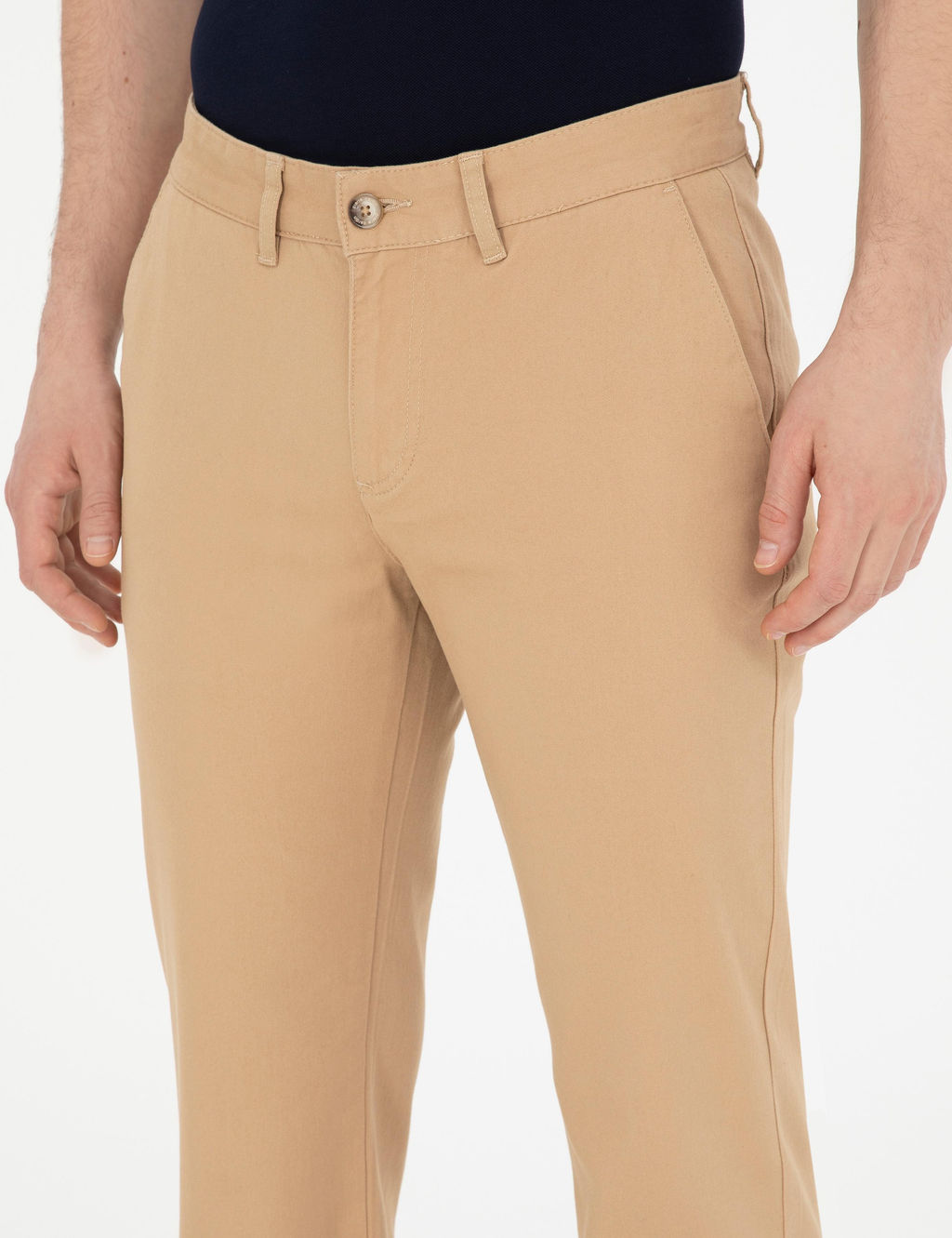 Camel Regular Fit Kanvas Pantolon - Pierre cardin фото 6