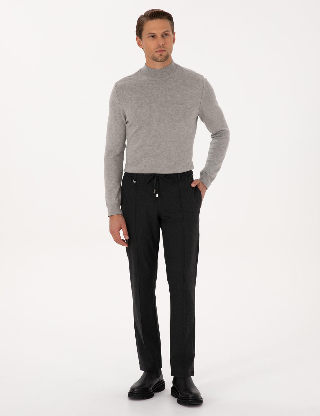 Antrasit Slim Fit Kuma_ Pantolon - Pierre cardin фото 7