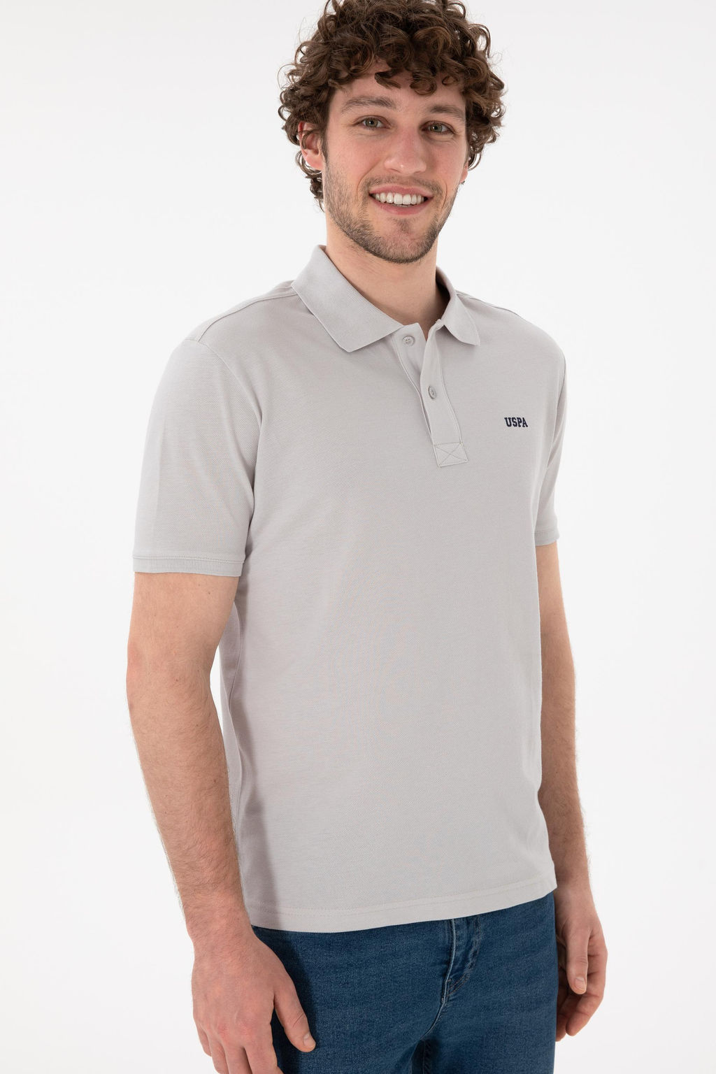 Erkek A__k Gri Basic Ti__rt Sepette S_rpriz _ndirim - U.s. polo assn фото 4
