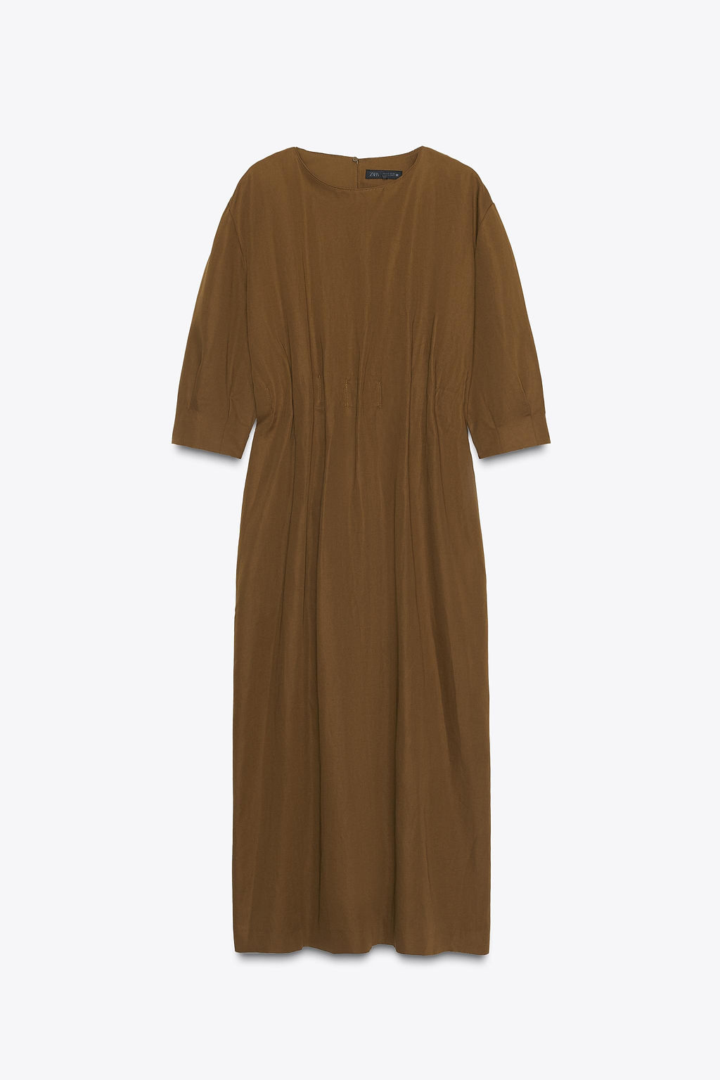 ZW COLLECTION PLEATED MIDI DRESS - Zara фото 6