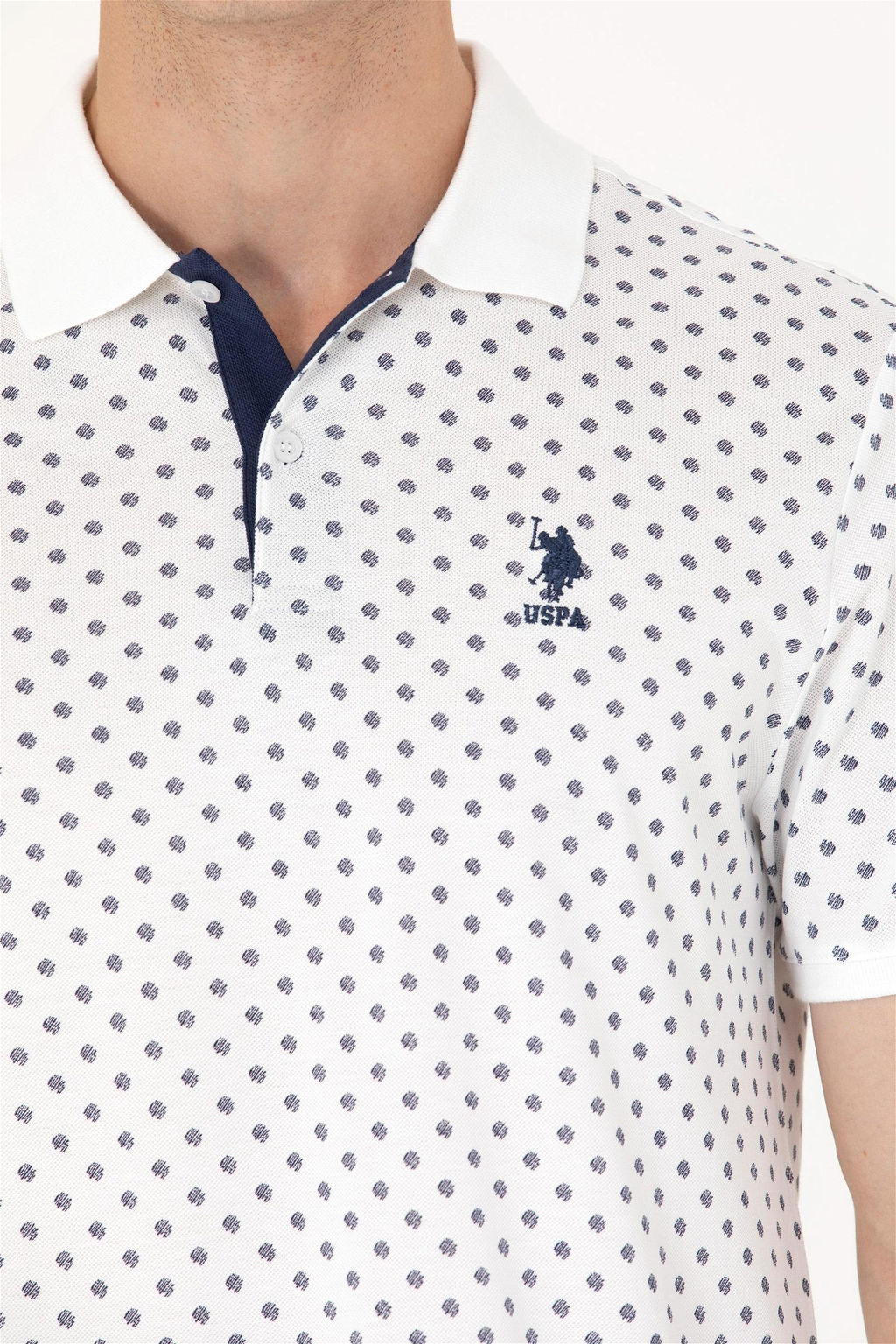 Мужской белый поло Yaka T -For Surphy Surprise Discount в корзине - U.s. polo assn фото 7