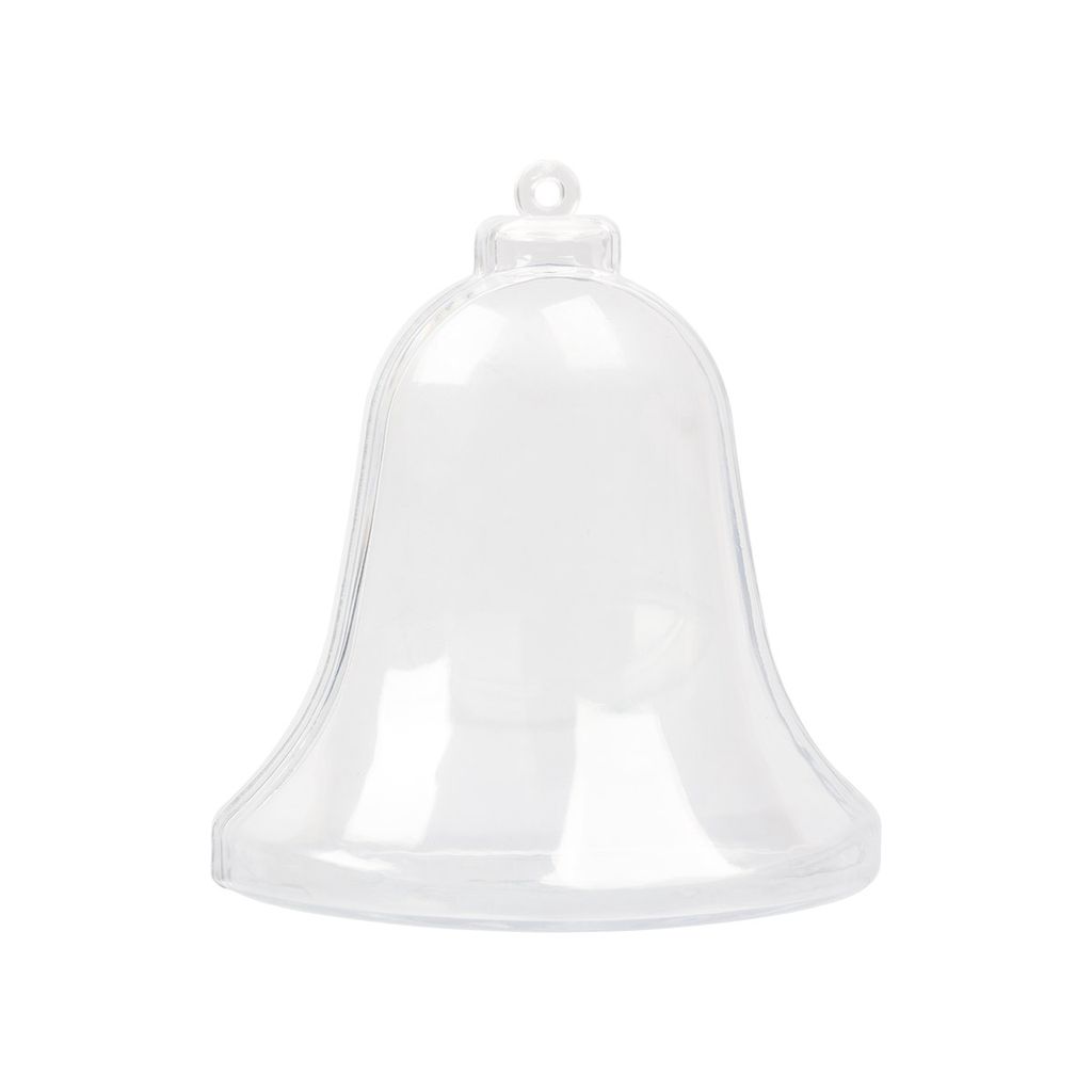 Love2art PLB-017 Заготовка для декорирования колокольчик пластик 8.7 х 8.5 х 8.5 см 10 шт прозрачный