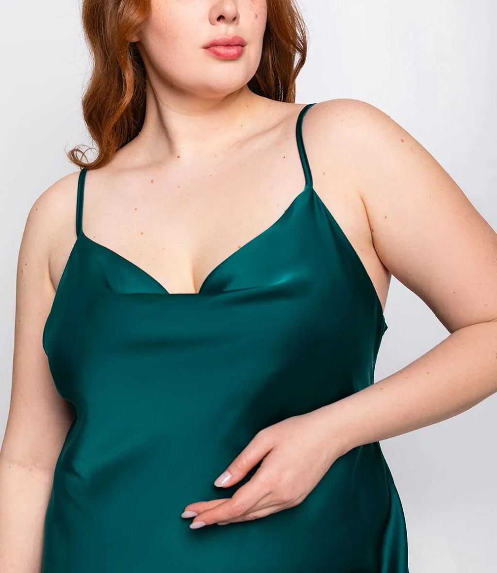 Платье #БШ2419, изумрудный