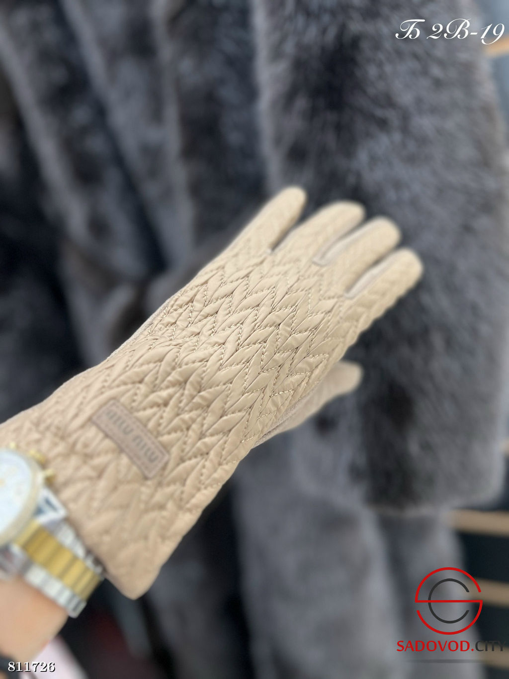Перчатки из эко.кожи женские - Bruno фото 3