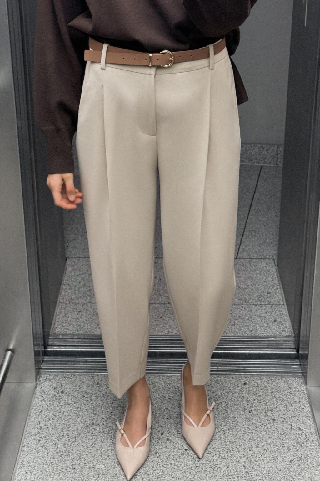 DARTED TROUSERS WITH BELT - Zara фото 16