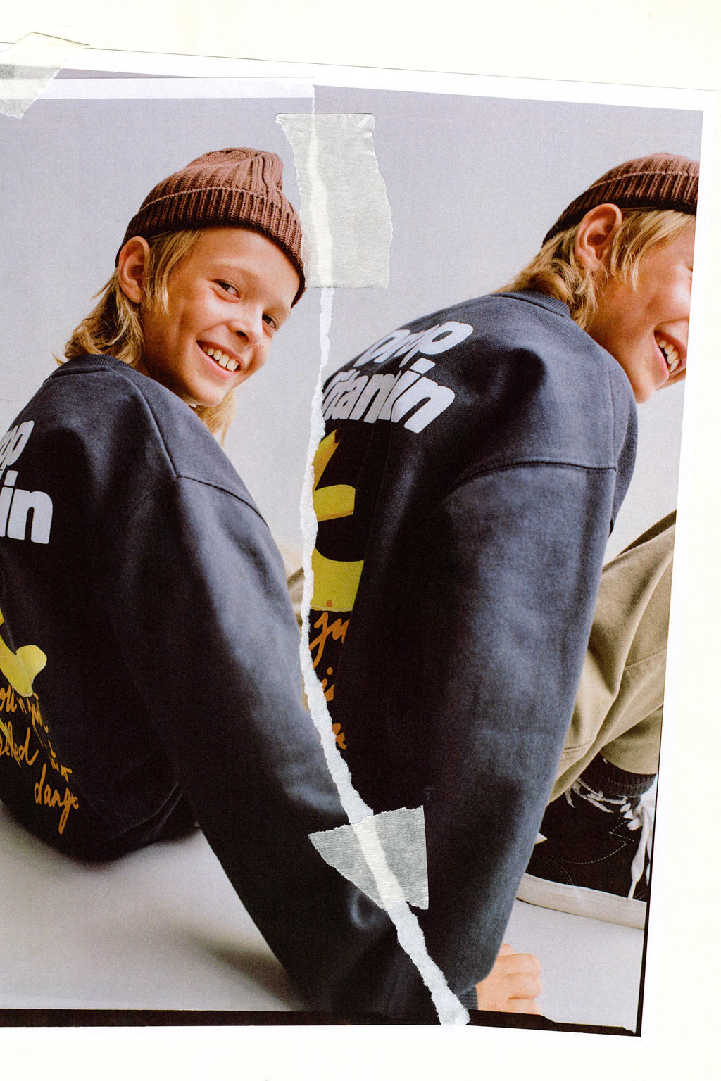 BANANA PRINT SWEATSHIRT