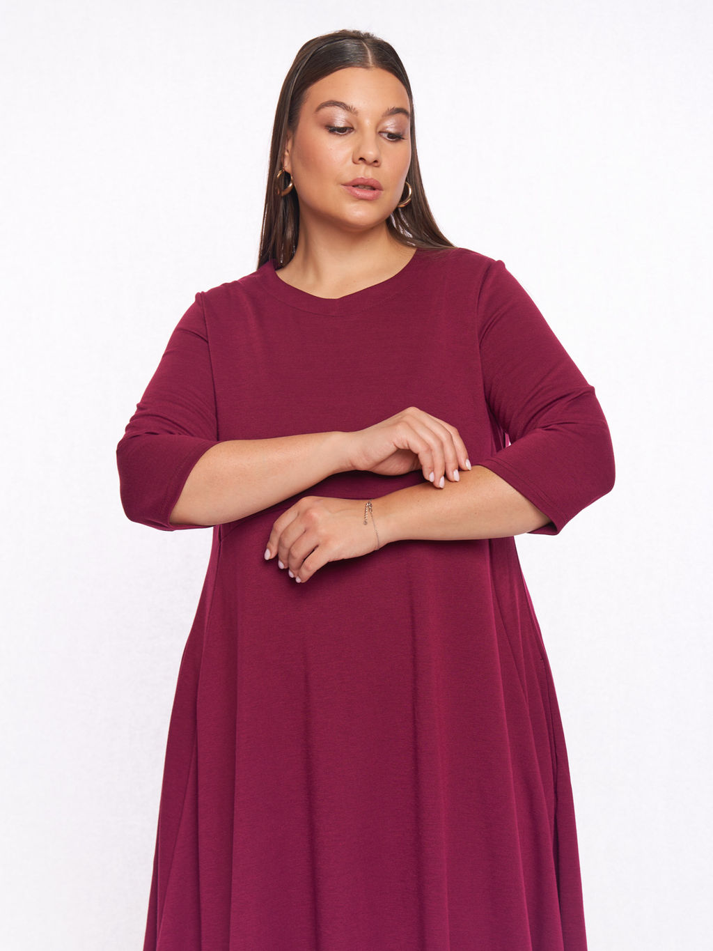 Платье приталенное PP34306PUR65 - Артесса фото 3