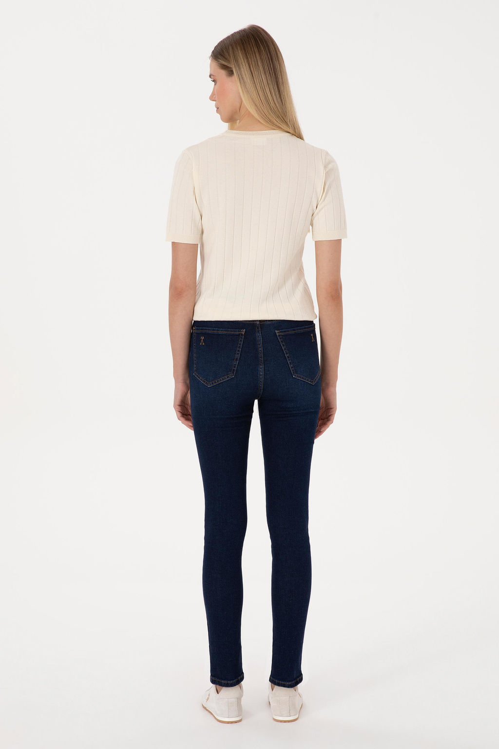 Kad_n Koyu Mavi Jean Pantolon - U.s. polo assn фото 4