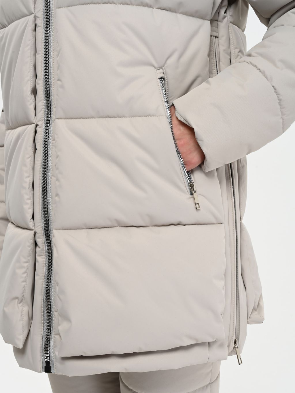 Куртка зимняя из плащевой ткани  на синтепухеа синтепухе - А+б коллекция фото 12