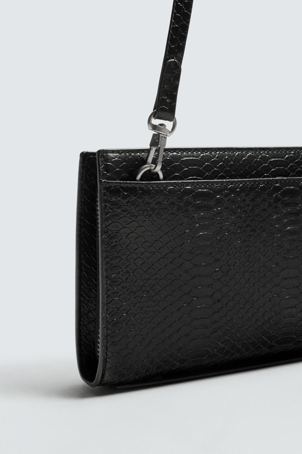 CROCODILE EMBOSSED XL WALLET - Zara фото 4