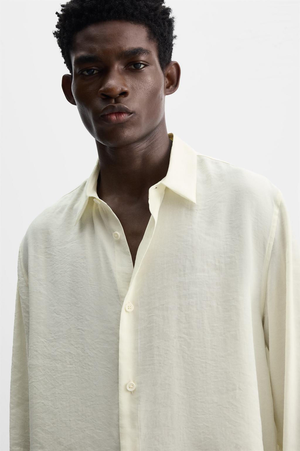 SHIRT WITH SIDE BUTTONS - Zara фото 16