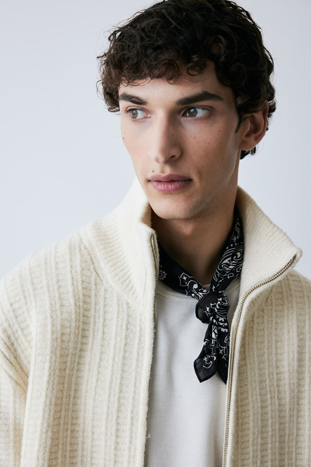 Cardigan en punto texturizado Regular Fit - H&m фото 4