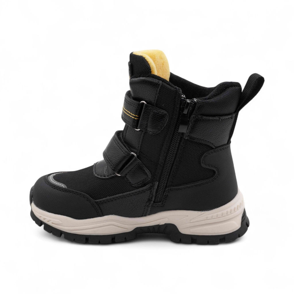 Ботинки мембранные на меху А6672-1 черные - BONCY фото 3