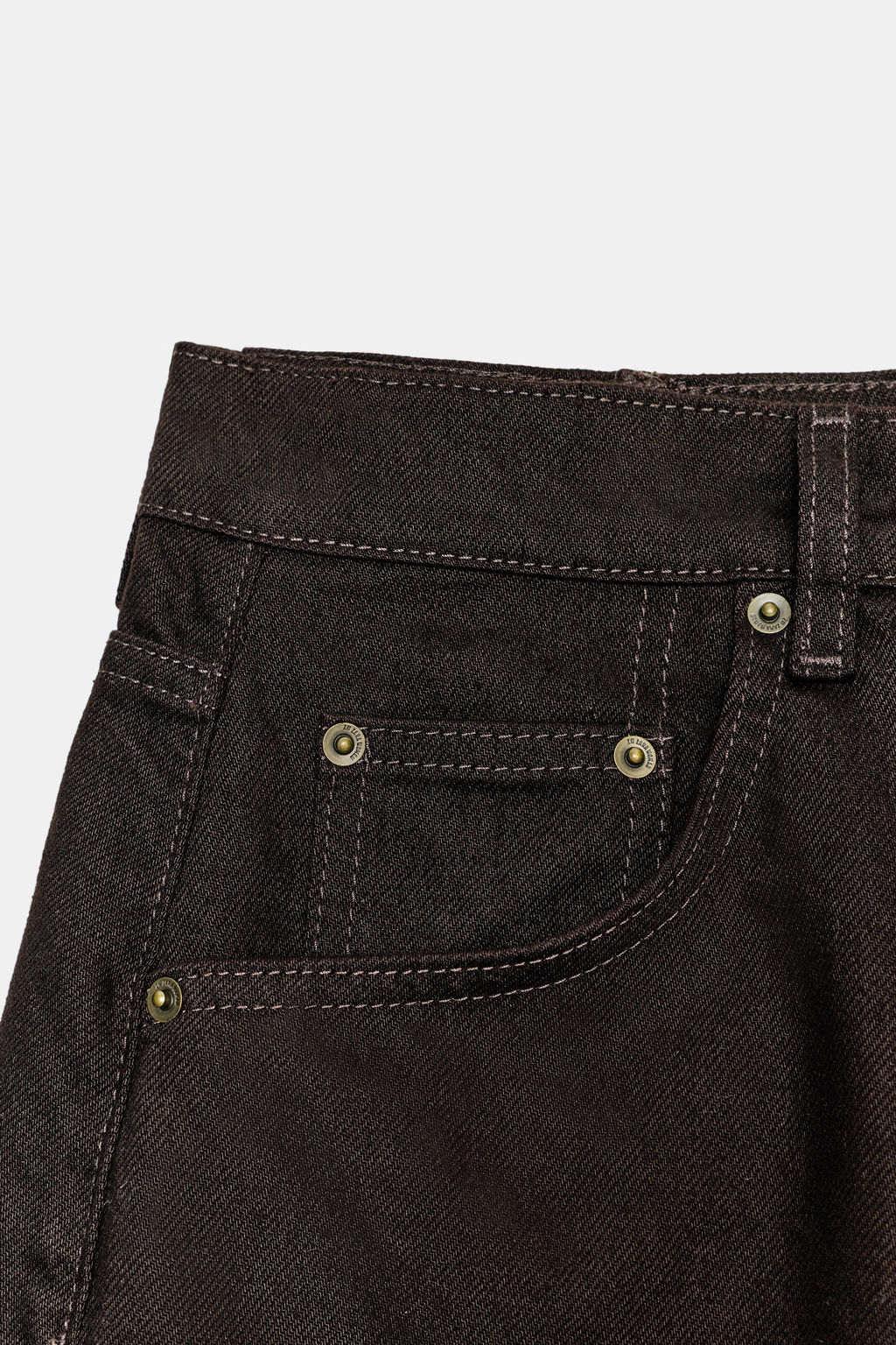 ZW COLLECTION MID-WAIST BALLOON JEANS - Zara фото 7