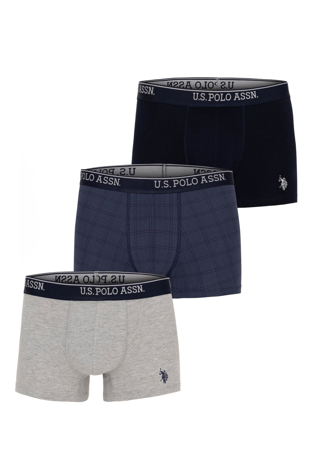 Мужские темно-синие боксеры (3 пары) Неожиданная скидка в корзине