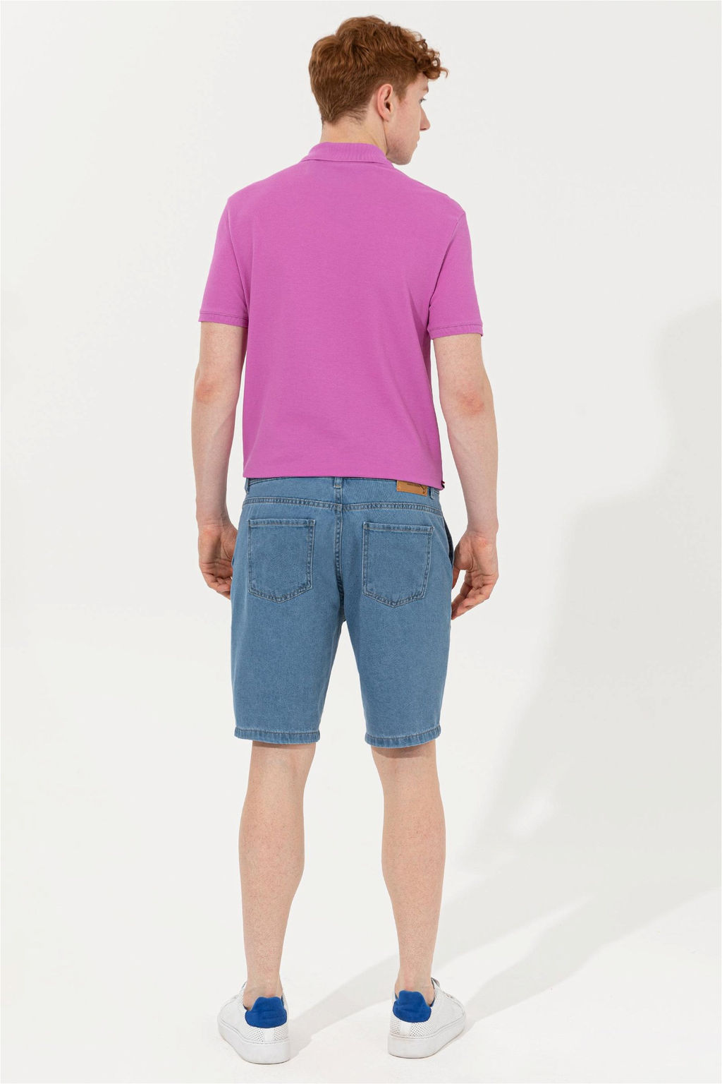 Мужские голубые джинсовые шорты - U.s. polo assn фото 5