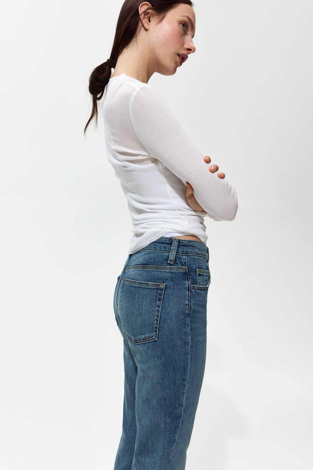 Bootcut High Waist Jeans - H&m фото 6
