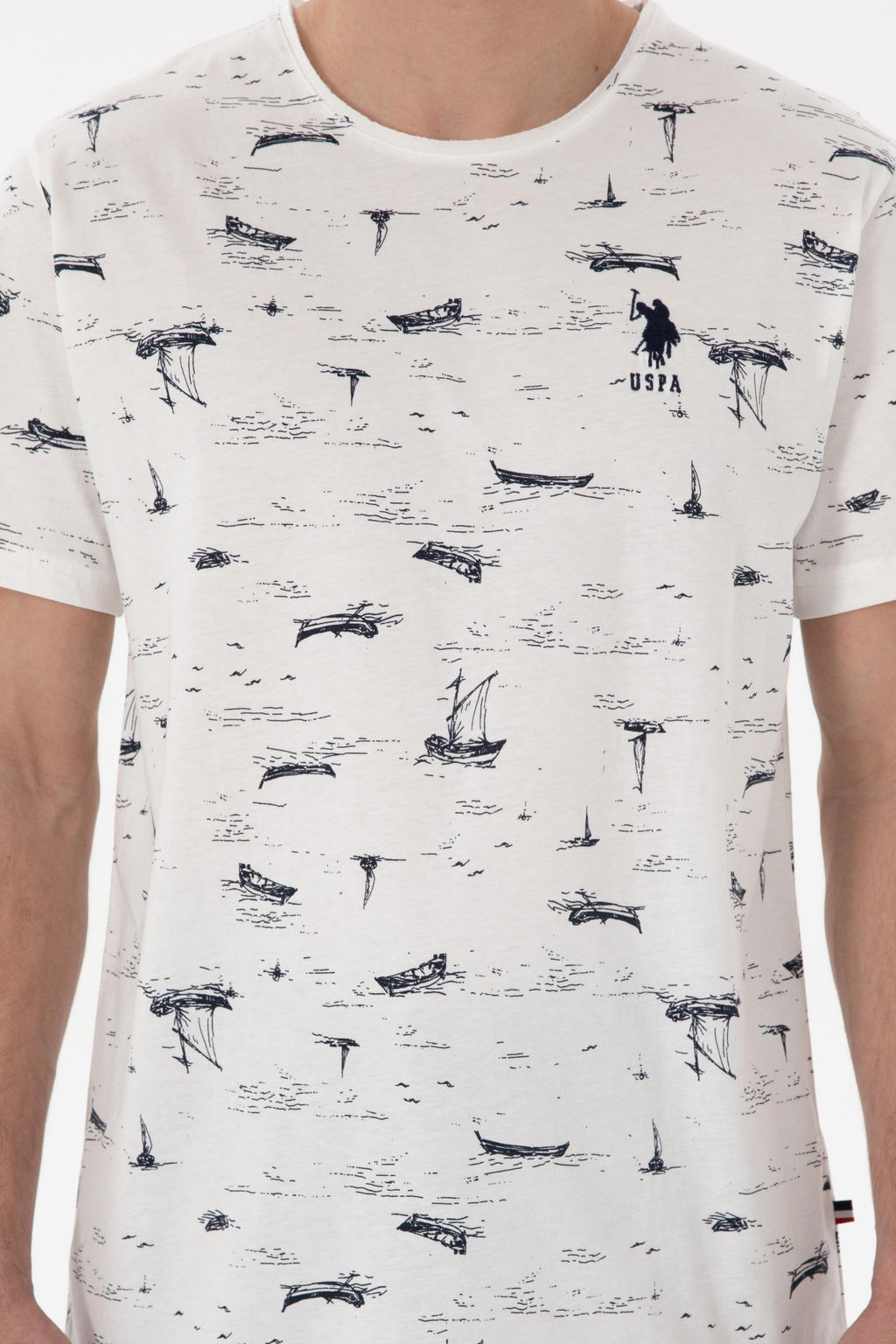 Erkek Beyaz Pijama Tak_m_ Sepette S_rpriz _ndirim - U.s. polo assn фото 6