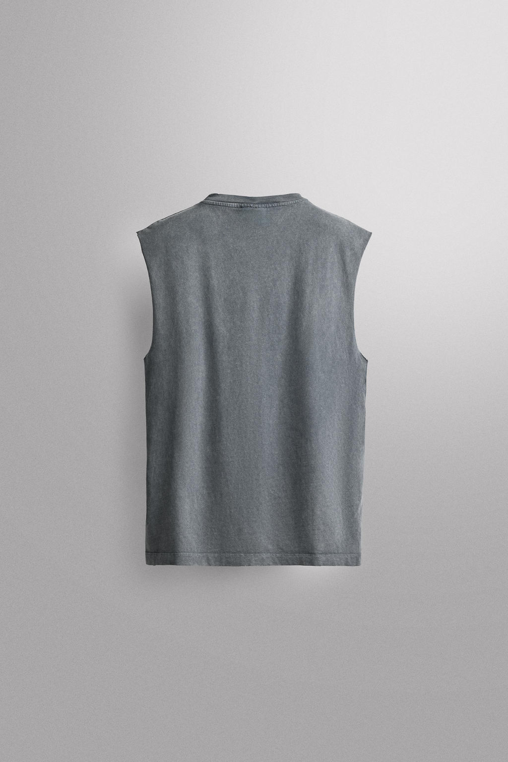 CAMISETA TANK RUNNING ALGOD?N / Azul lavado