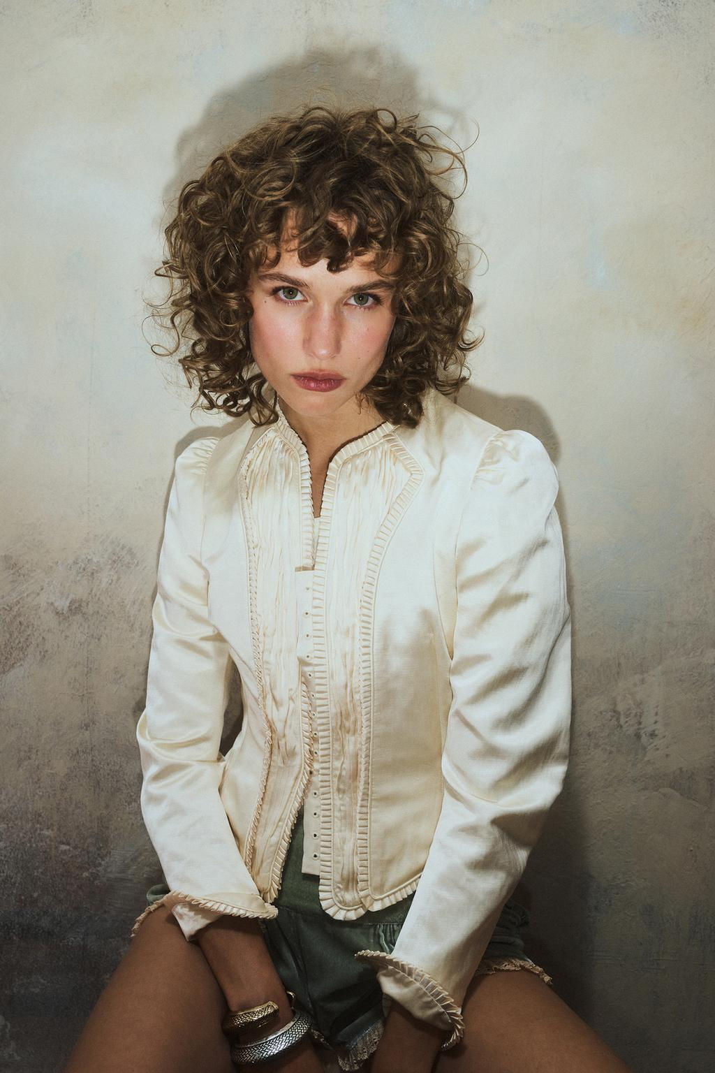 LINEN BLEND CORSET JACKET KATE MOSS X ZARA  фото 2