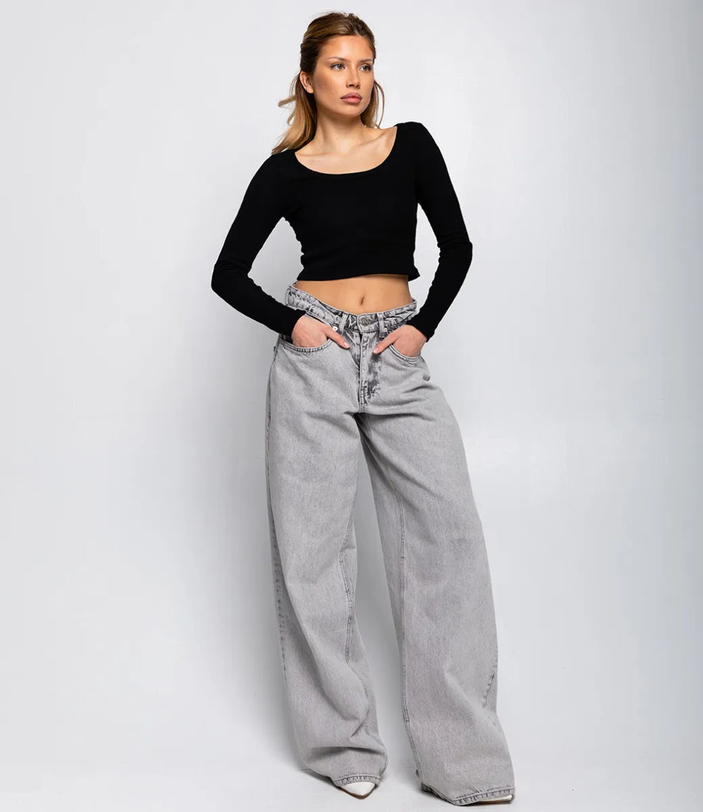 Кроп-Топ #КТ1121 (3), чёрный