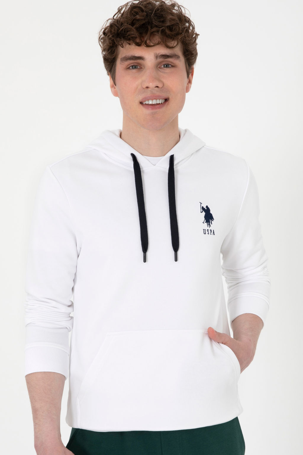 Erkek Beyaz Basic Sweatshirt Sepette S_rpriz _ndirim - U.s. polo assn фото 10
