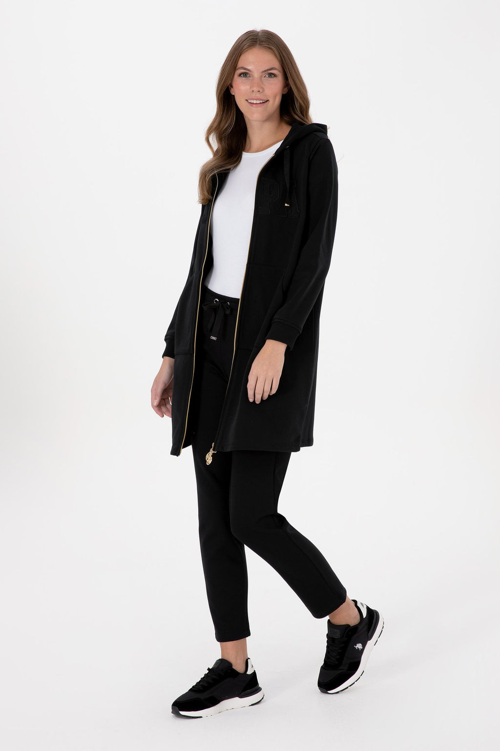 Kad_n Siyah Basic Sweatshirt Sepette S_rpriz _ndirim - U.s. polo assn фото 4