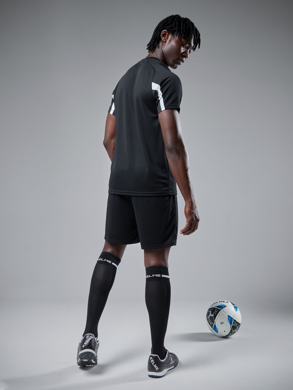 Футбольная форма KELME Football Suit (Black/White)