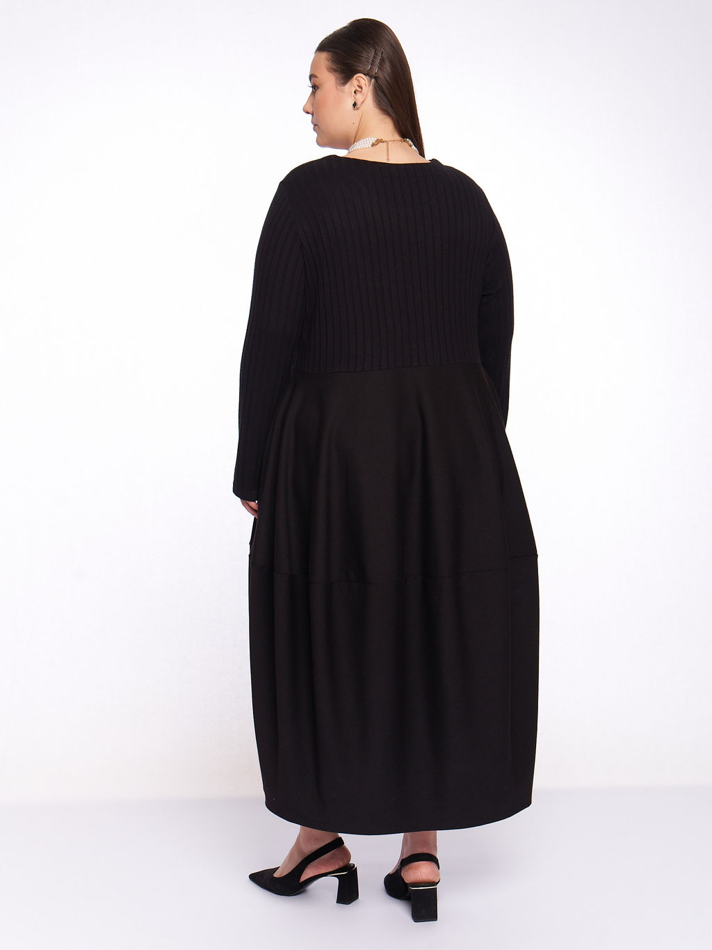 Платье баллон PP33506BLK01