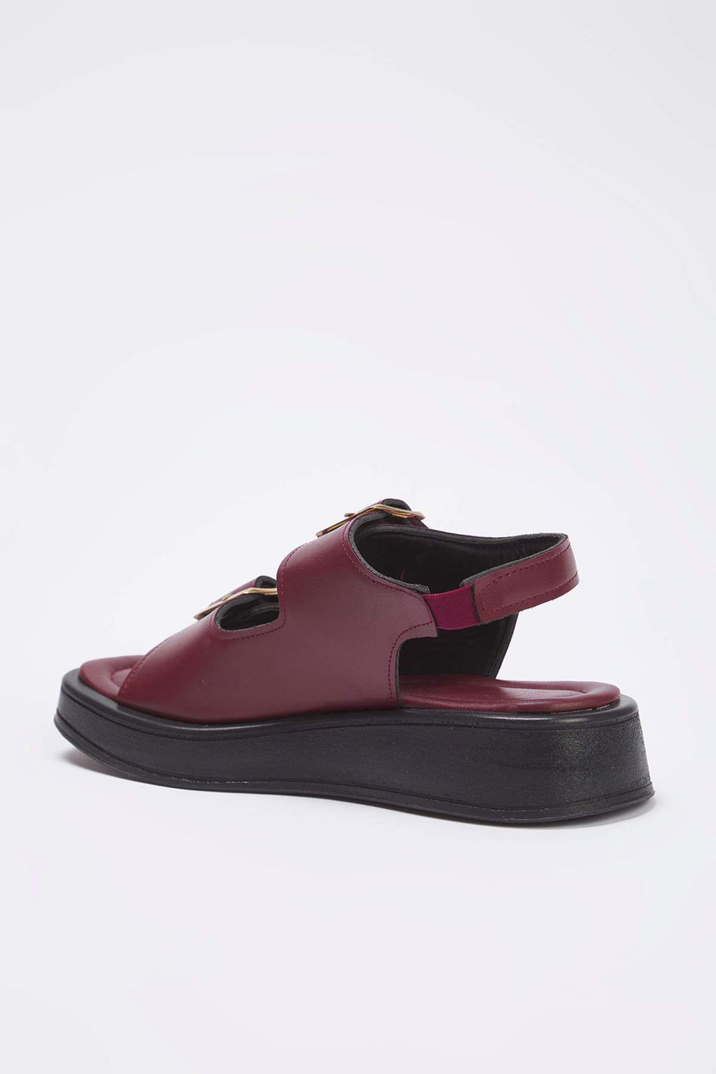 Bordo Cift Tokal? Kad?n Kal?n Taban Sandalet TAKAW25SD00000