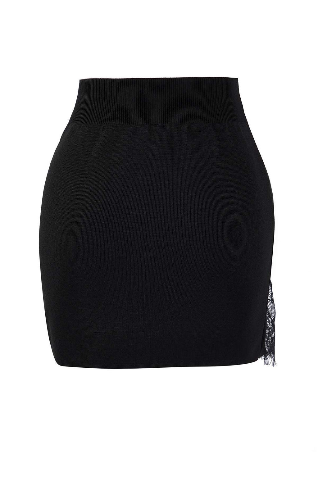 Siyah Yumusak Dokulu Vucudu Saran Mini Etek TWOAW26ET00145 - Trendyolmilla фото 8