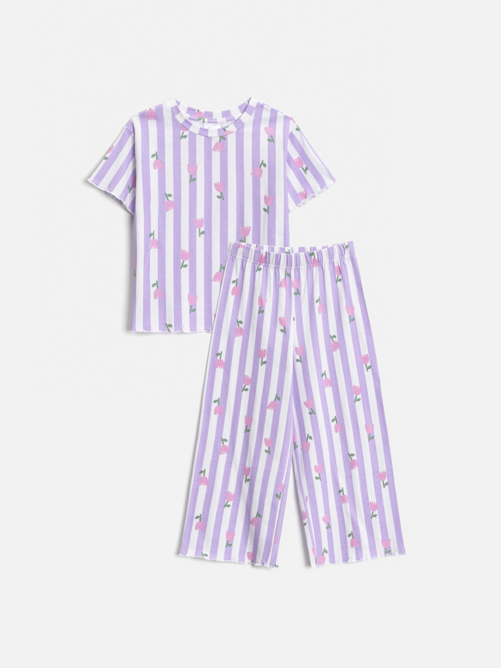 ACOOLA / Пижама детская для девочек Pelino лавандовый  фото 3