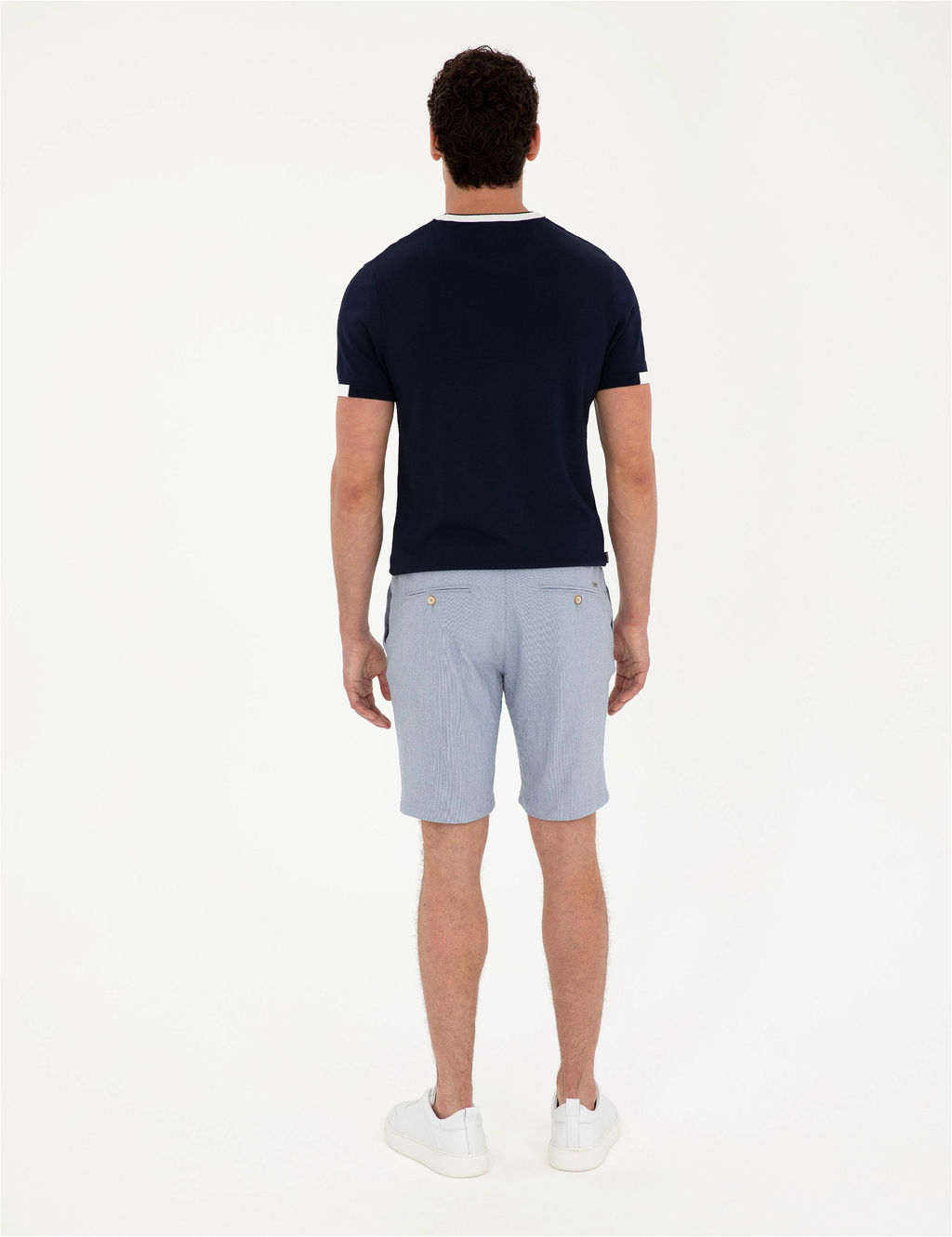 A__k Mavi Slim Fit Dokuma _ort - Pierre cardin фото 4