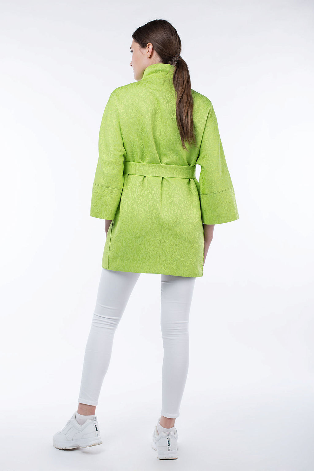 012-0054 Пальто облегченное (пояс) - El podio фото 5