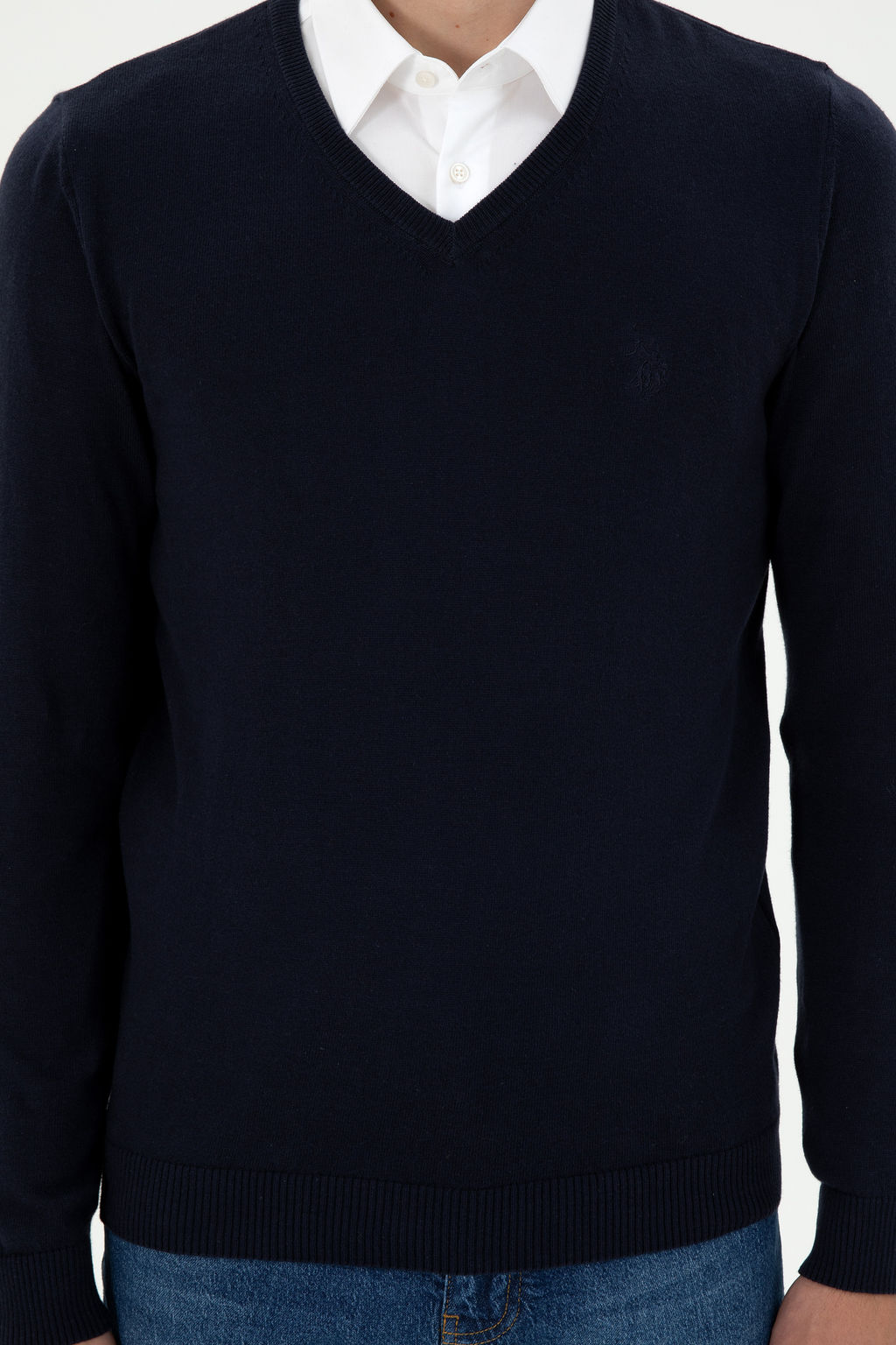 Erkek Lacivert Basic Kazak - U.s. polo assn фото 13