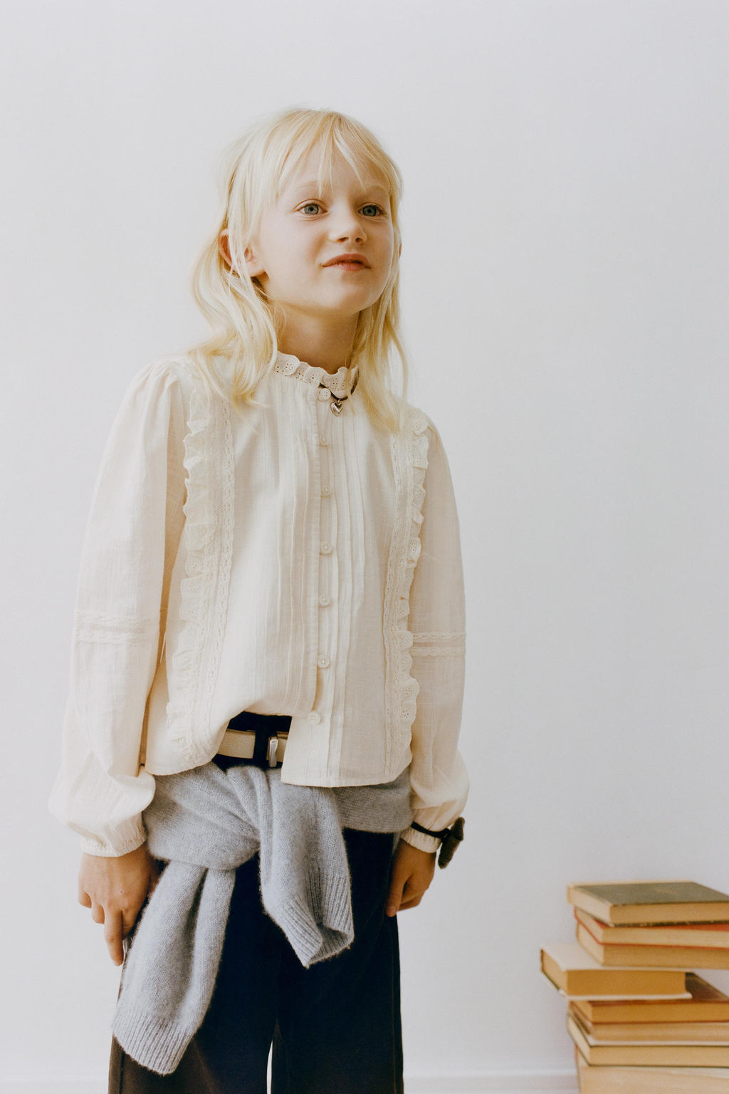 LACE ROMANTIC SHIRT - Zara фото 5