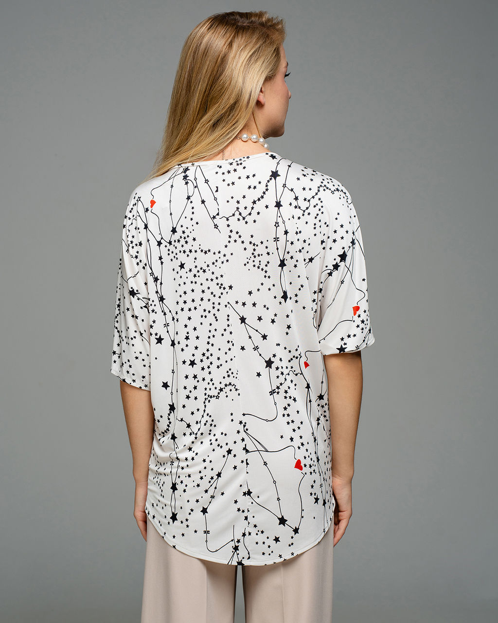 вискозная Футболка со сборкой - Sahar art lab фото 3