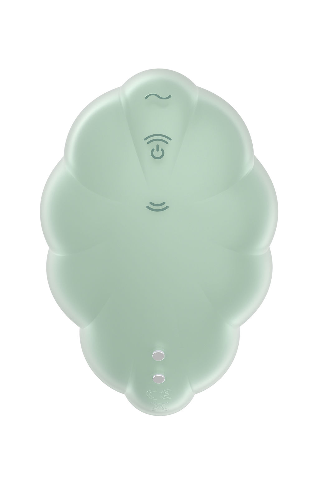 Вакуумный стимулятор клитора Satisfyer Cloud Dancer, силикон, зеленый, 9 см