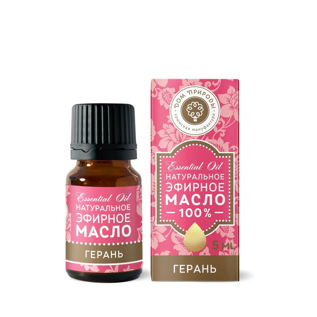 Эфирное масло ГЕРАНЬ - Мануфактура дом природы фото 4
