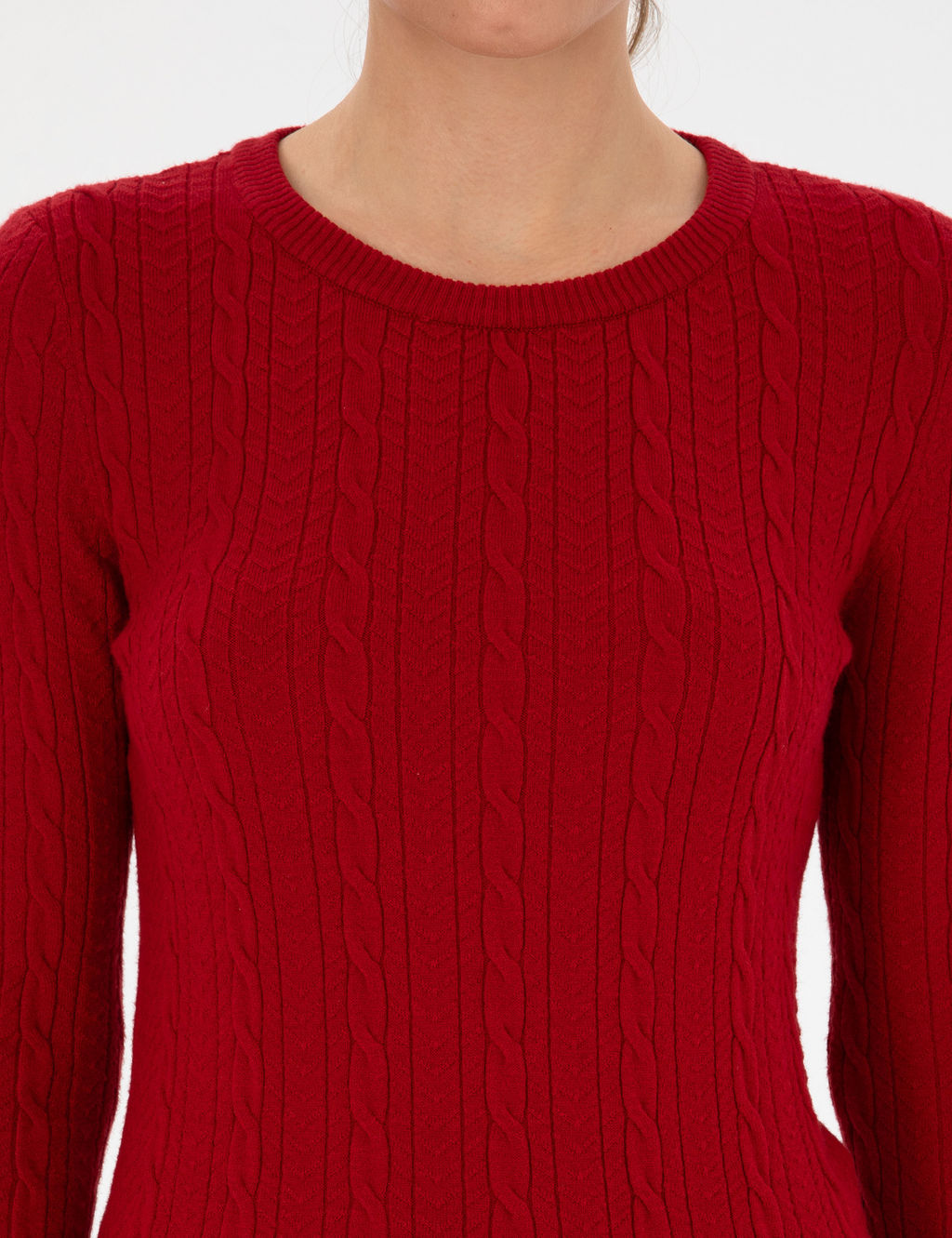 K_rm_z_ Extra Slim Fit _rg_ Desenli Kazak