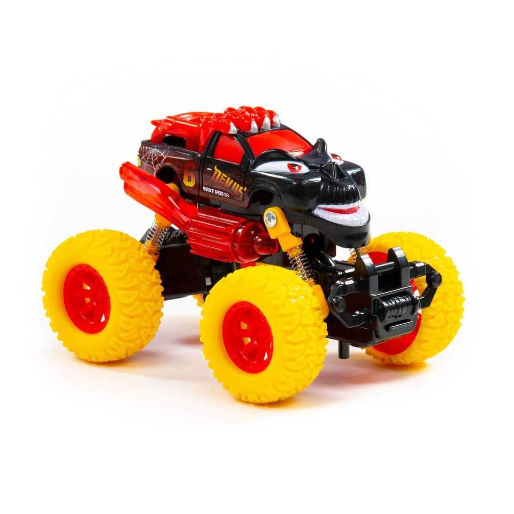 Монстр РАЛЛИ - Демон, автомобиль инерционный (со светом и звуком) (в коробке) - Полесье фото 11