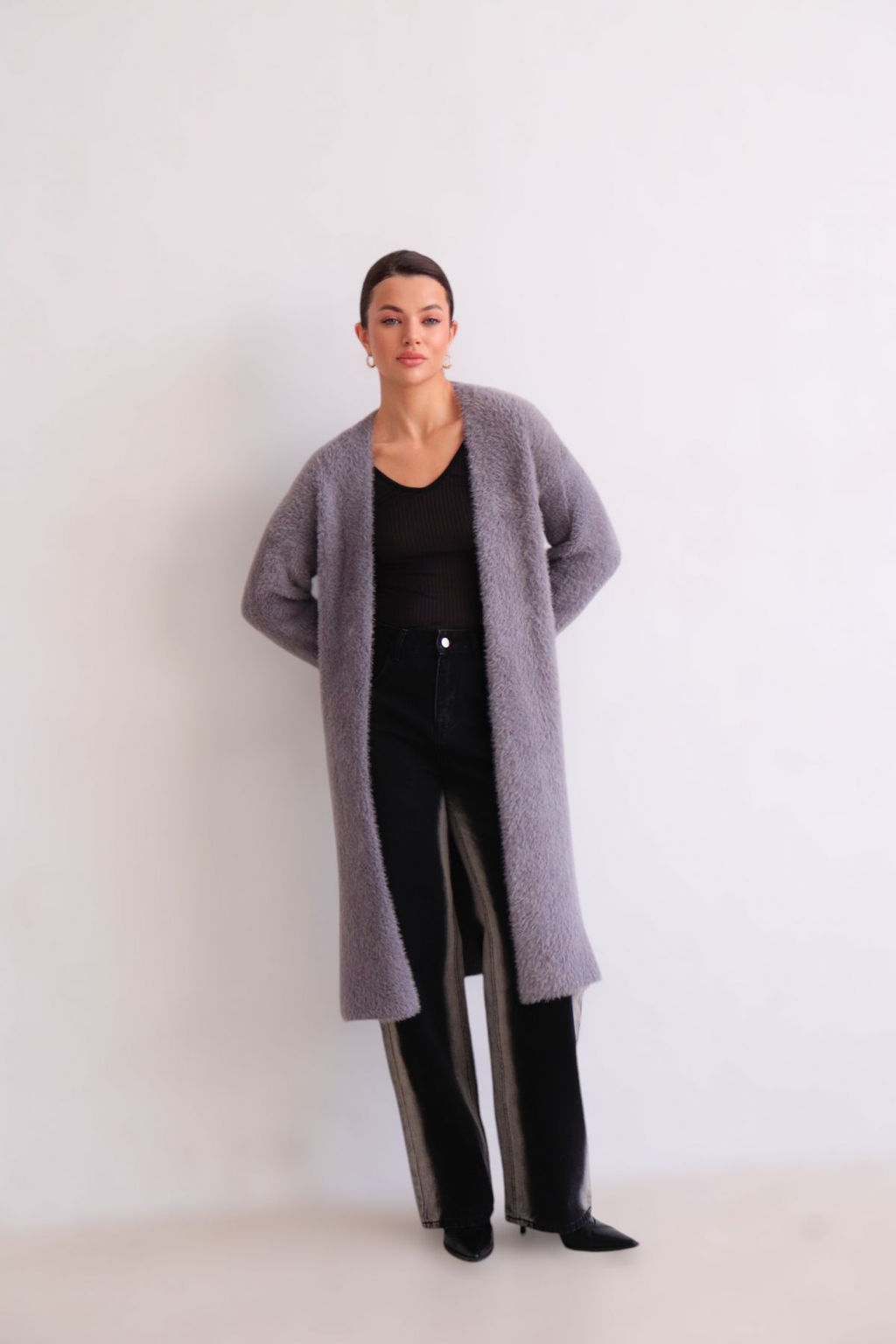 Martichelli Кардиган серый  фото 8