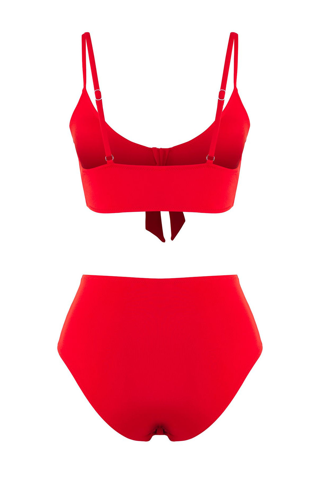 TRENDYOLMILLA Soyut Desenli Ucgen Baglama Detayl? Normal Bel Bikini Tak?m? TBESS25BT00186  фото 15