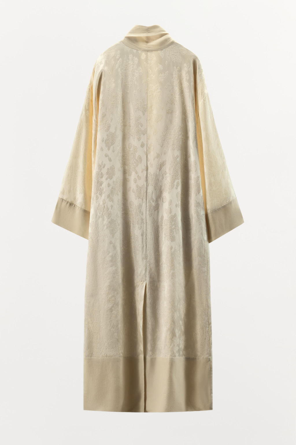 ABRIGO COMBINADO JACQUARD LINO LIMITED EDITION / Vainilla - Zara фото 8