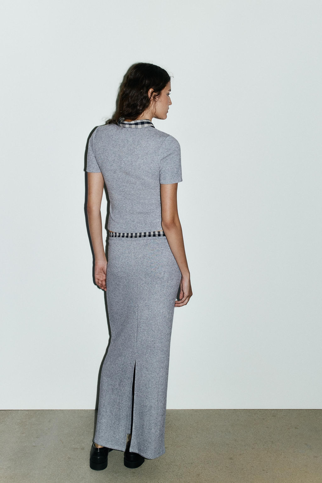 CONTRAST POLO TOP - Zara фото 4