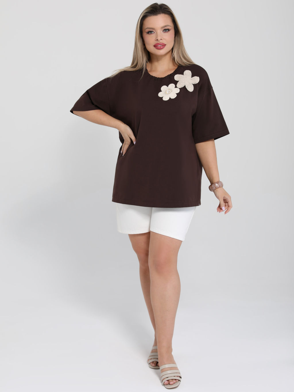 Футболка 95% хлопок, 5% эластан - Dora фото 42