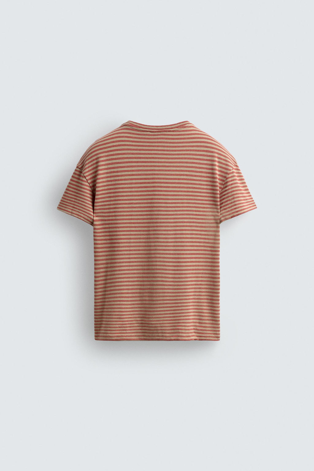JACQUARD STRIPED T-SHIRT - Zara фото 8