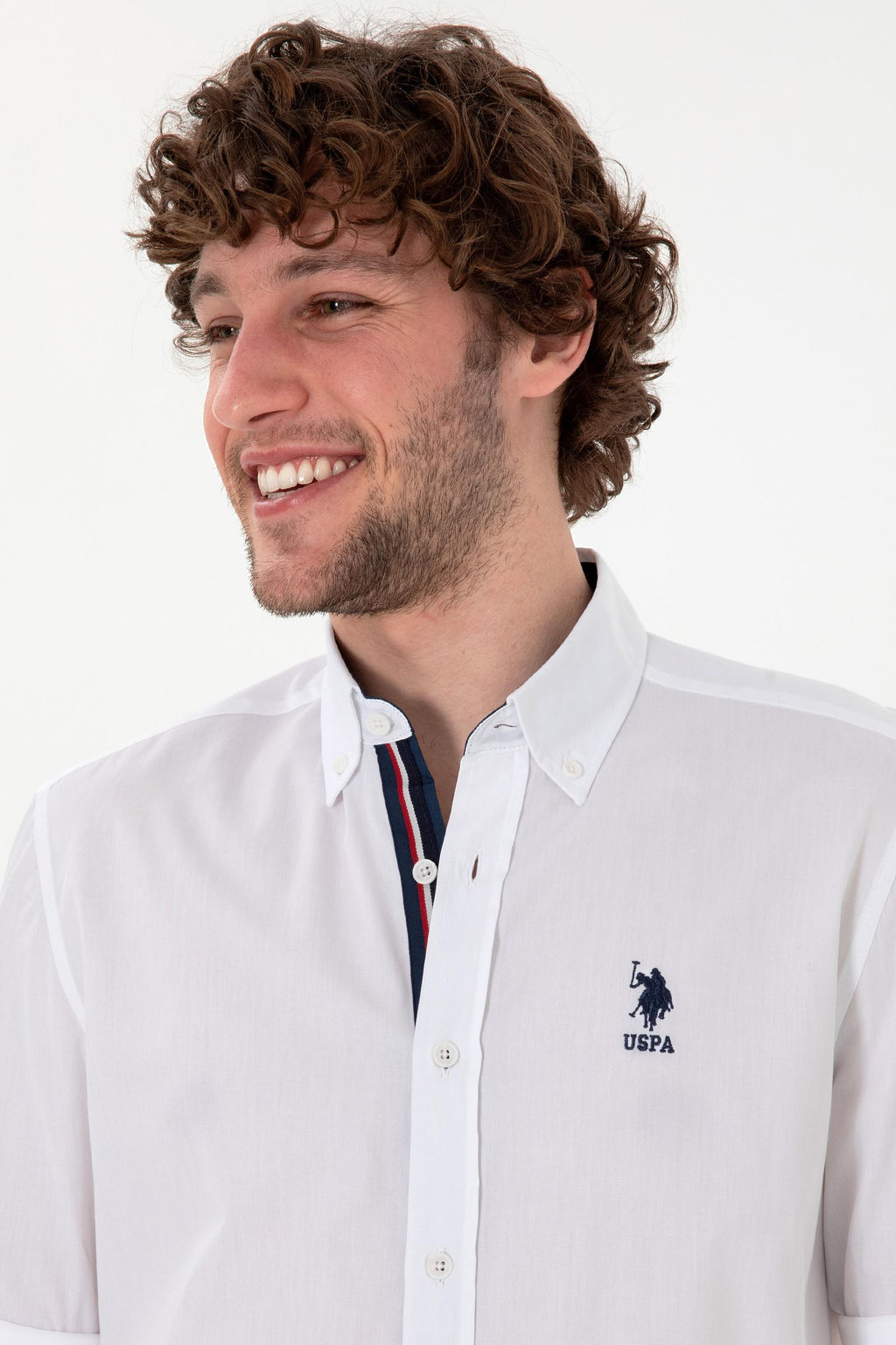 Erkek Beyaz Uzun Kollu G_mlek Sepette S_rpriz _ndirim - U.s. polo assn фото 2